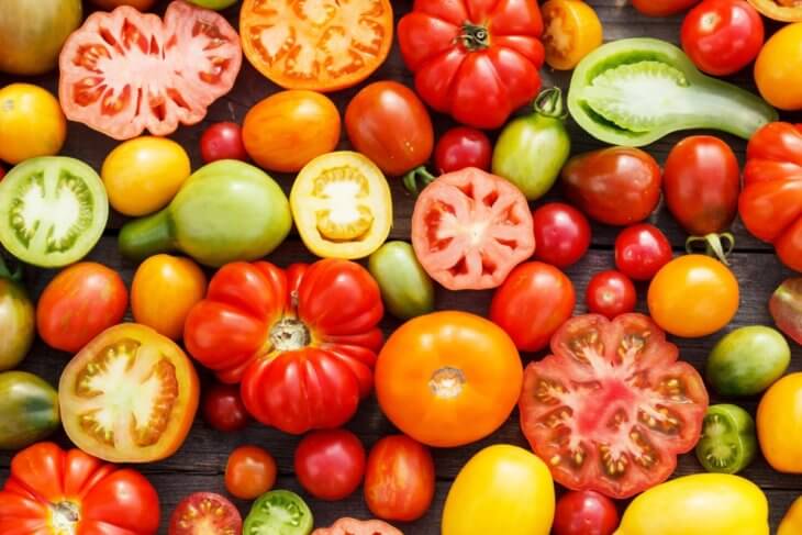 Разновидности томатов